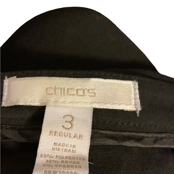 🚨 NWT Chico's Black Metro Wide Leg Trouser Pants Size 16 - Picture 6 of 8